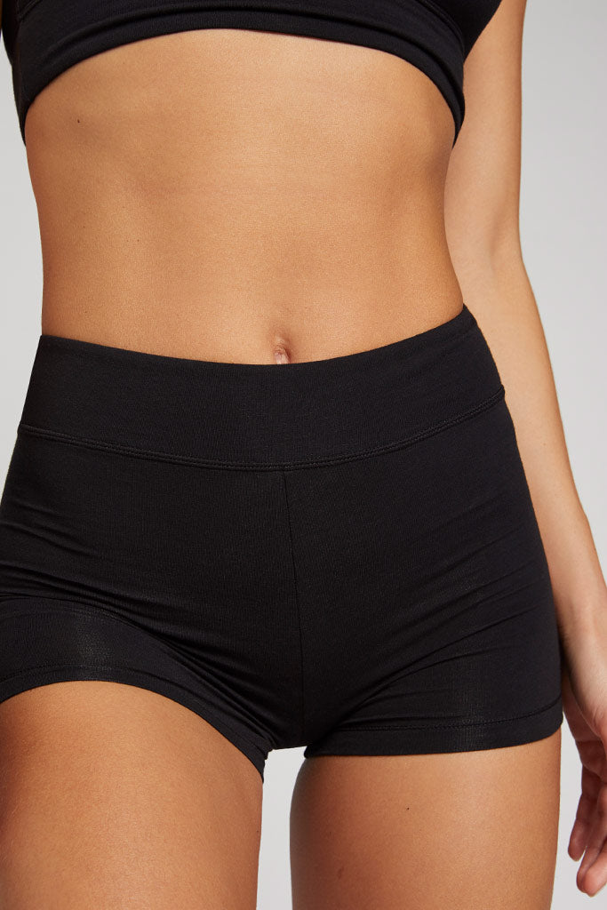 Cloud Cotton Mini Boy Short in Black (Pack)