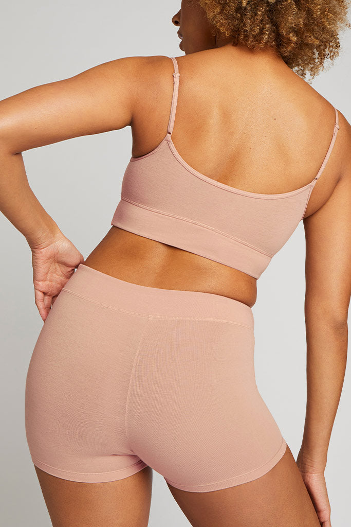 Cloud Cotton Bralette in Buff