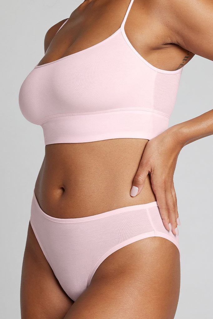 Cloud Cotton Bralette in Puff