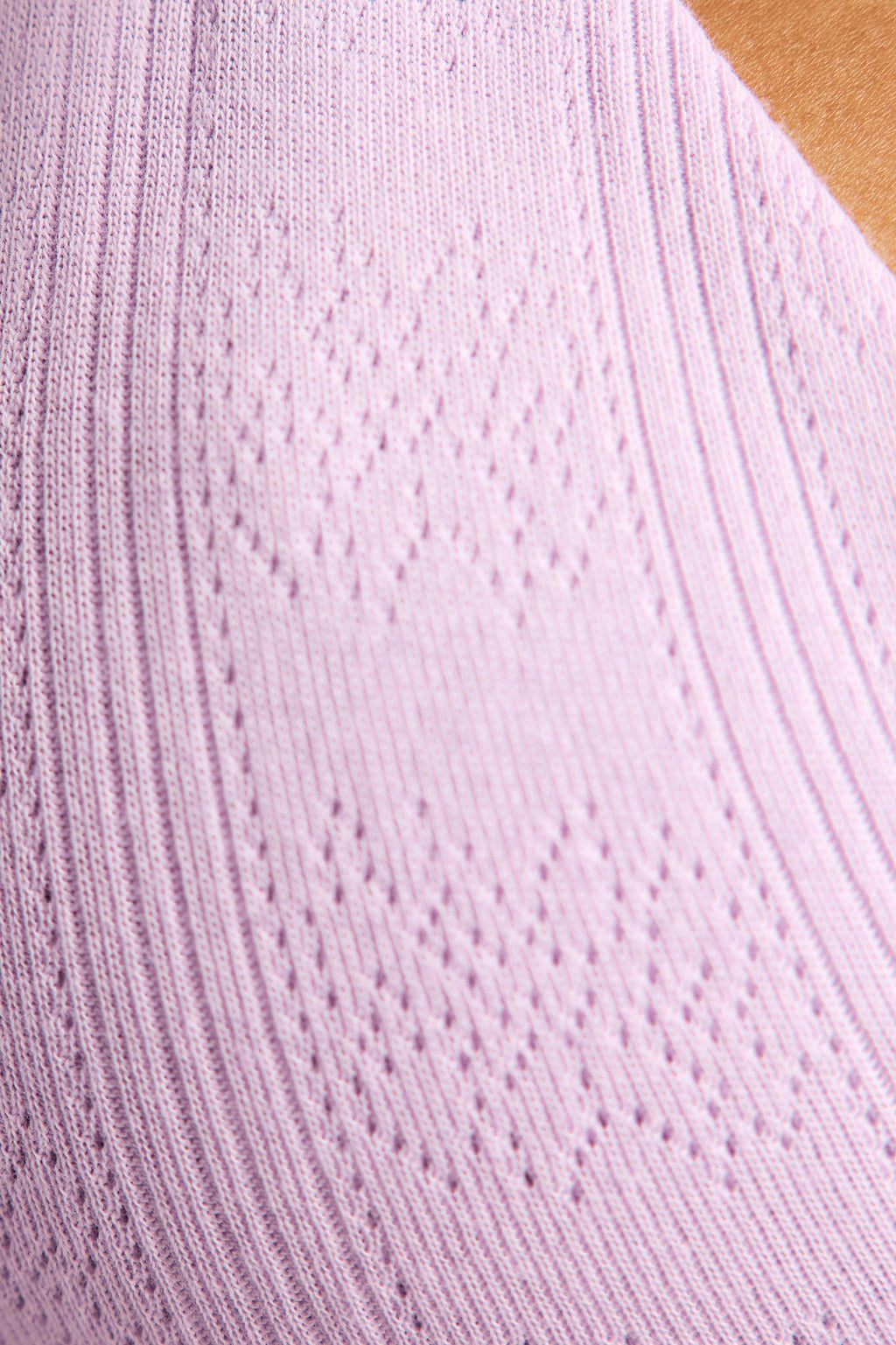 Pointelle Mini Bra in Lilac