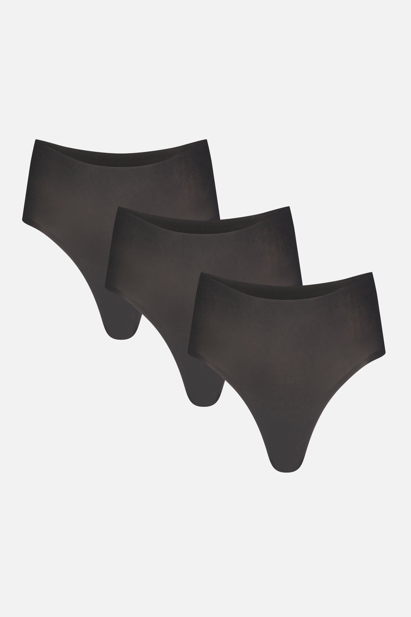 Base High Rise Brief in Black (Pack)