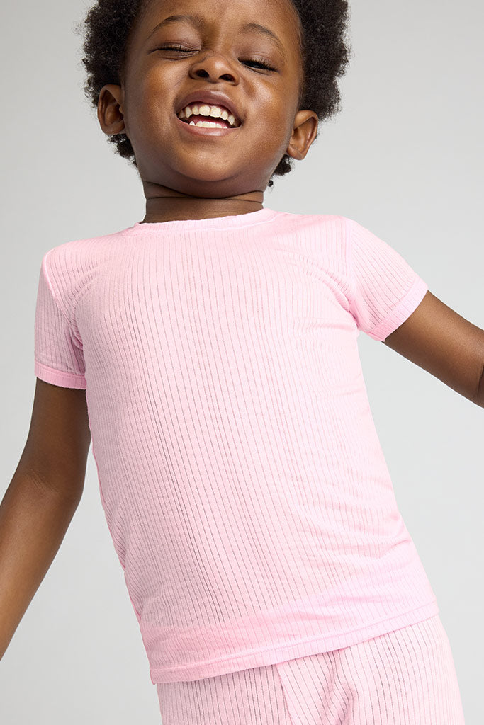 My Mini Tee + Short Set in Babe