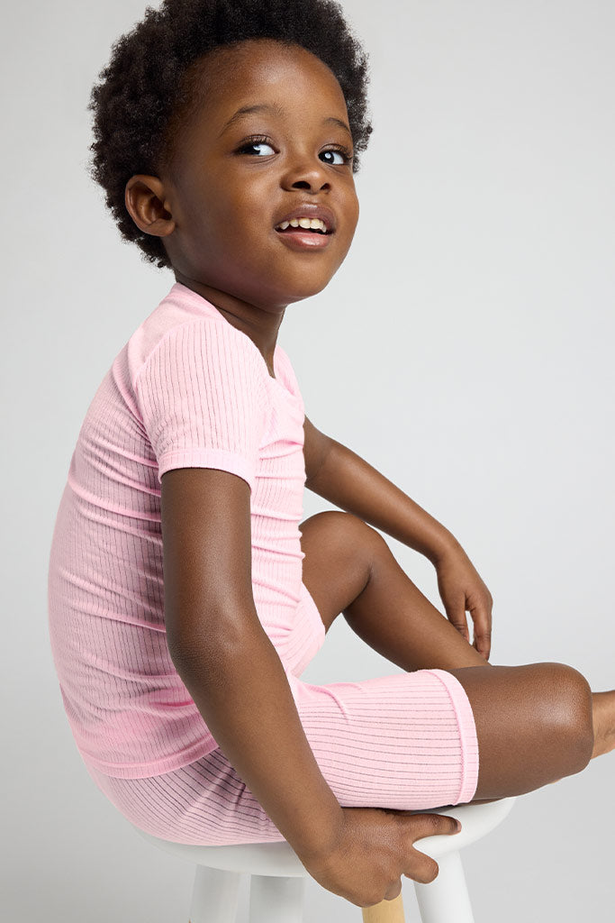 My Mini Tee + Short Set in Babe