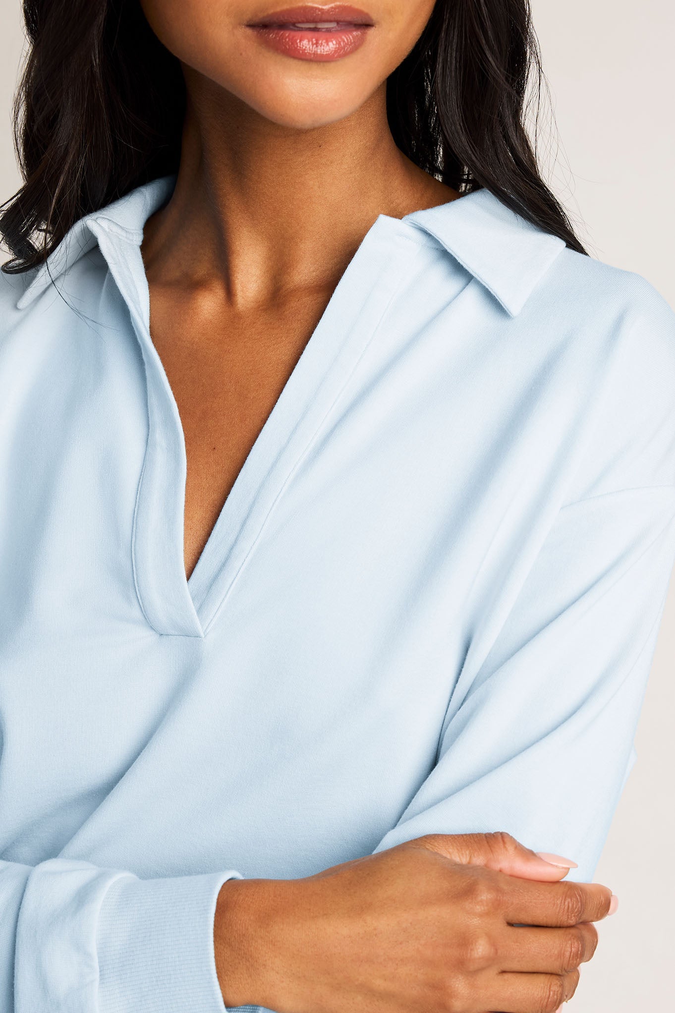 Club Pullover in Glacier