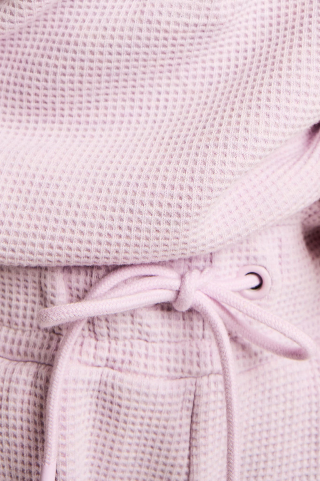 Waffle Knit Jogger in Lilac