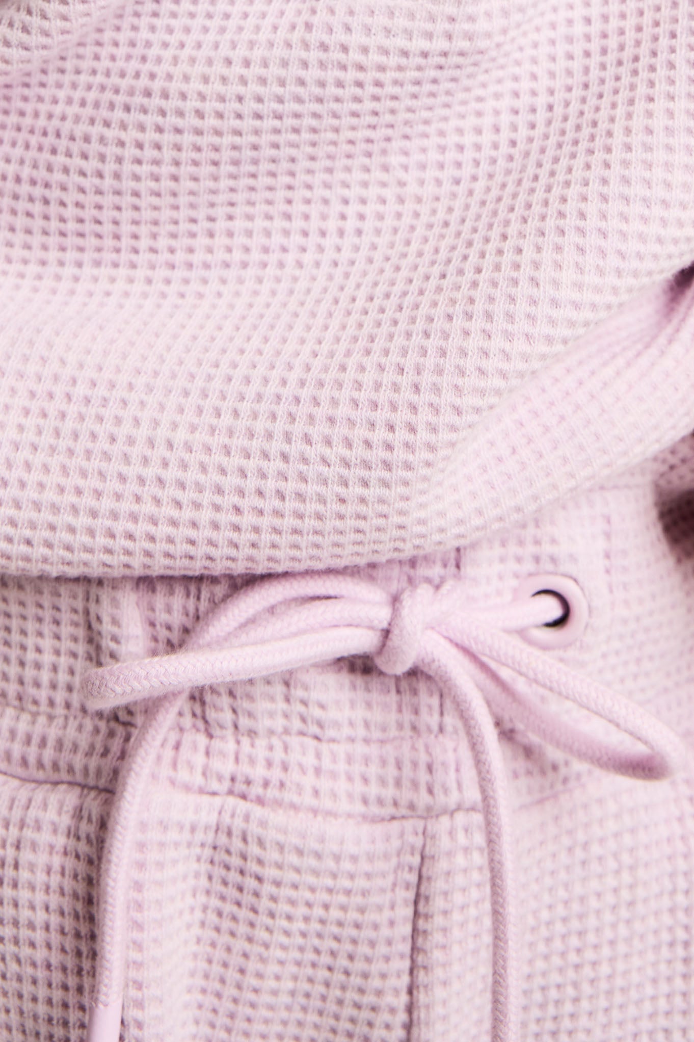 Waffle Knit Jogger in Lilac