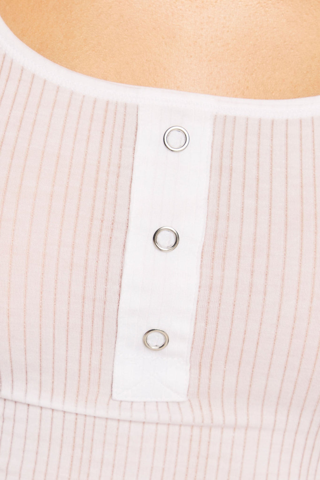 Whipped Racerback Tank in White