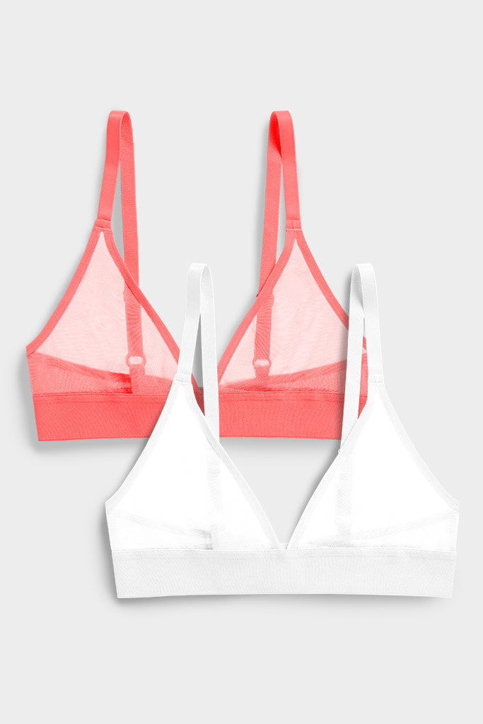 Sieve Triangle Bra Custom 2-Pack