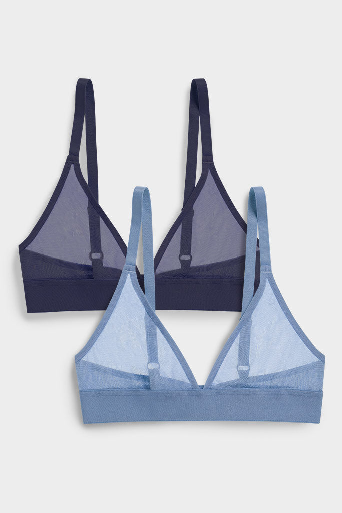 Sieve Triangle Bra Custom 2-Pack