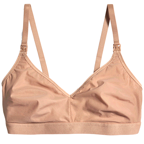 Silky Nursing Bra in Buff