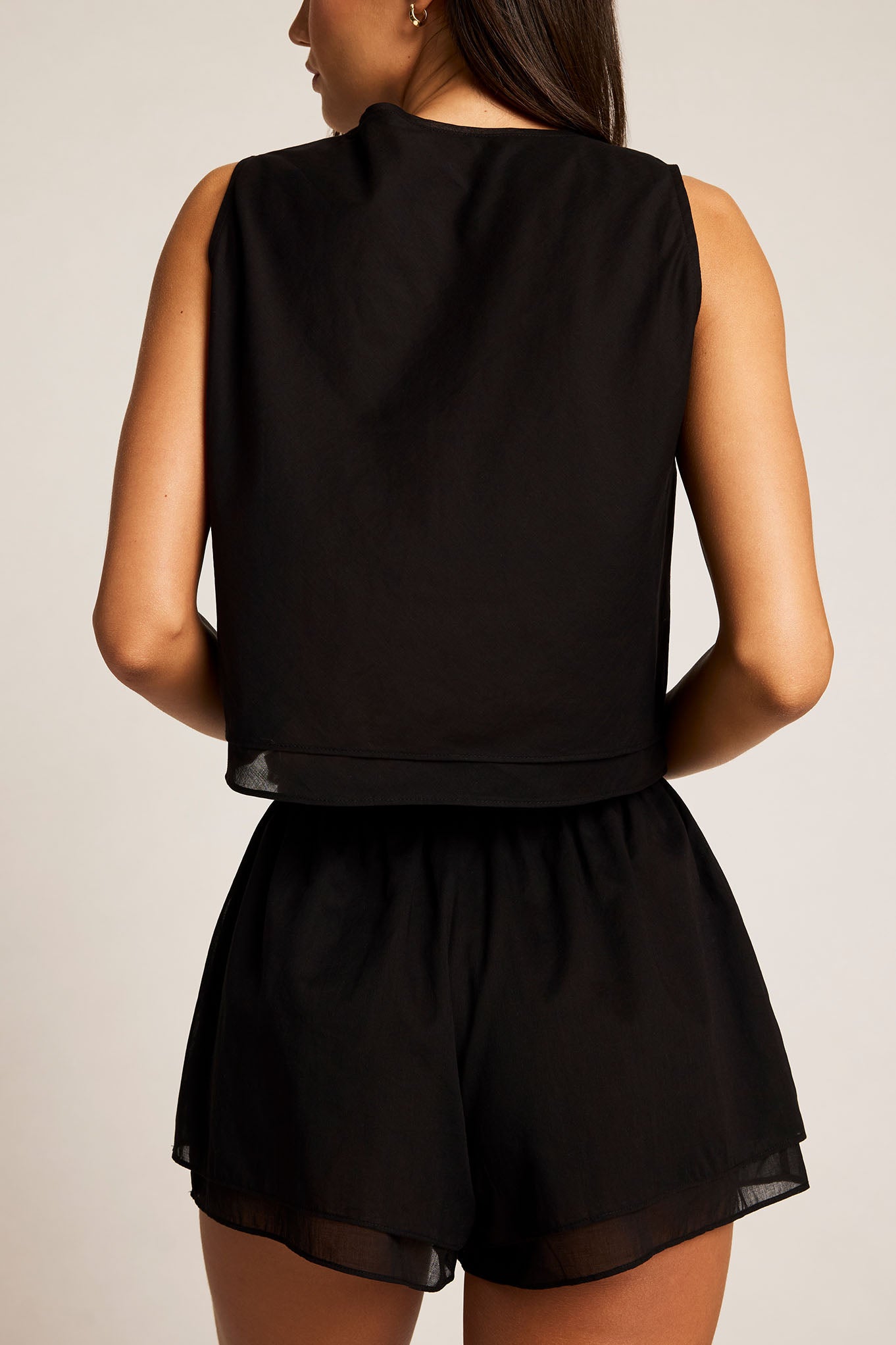 Island Play Top in Black