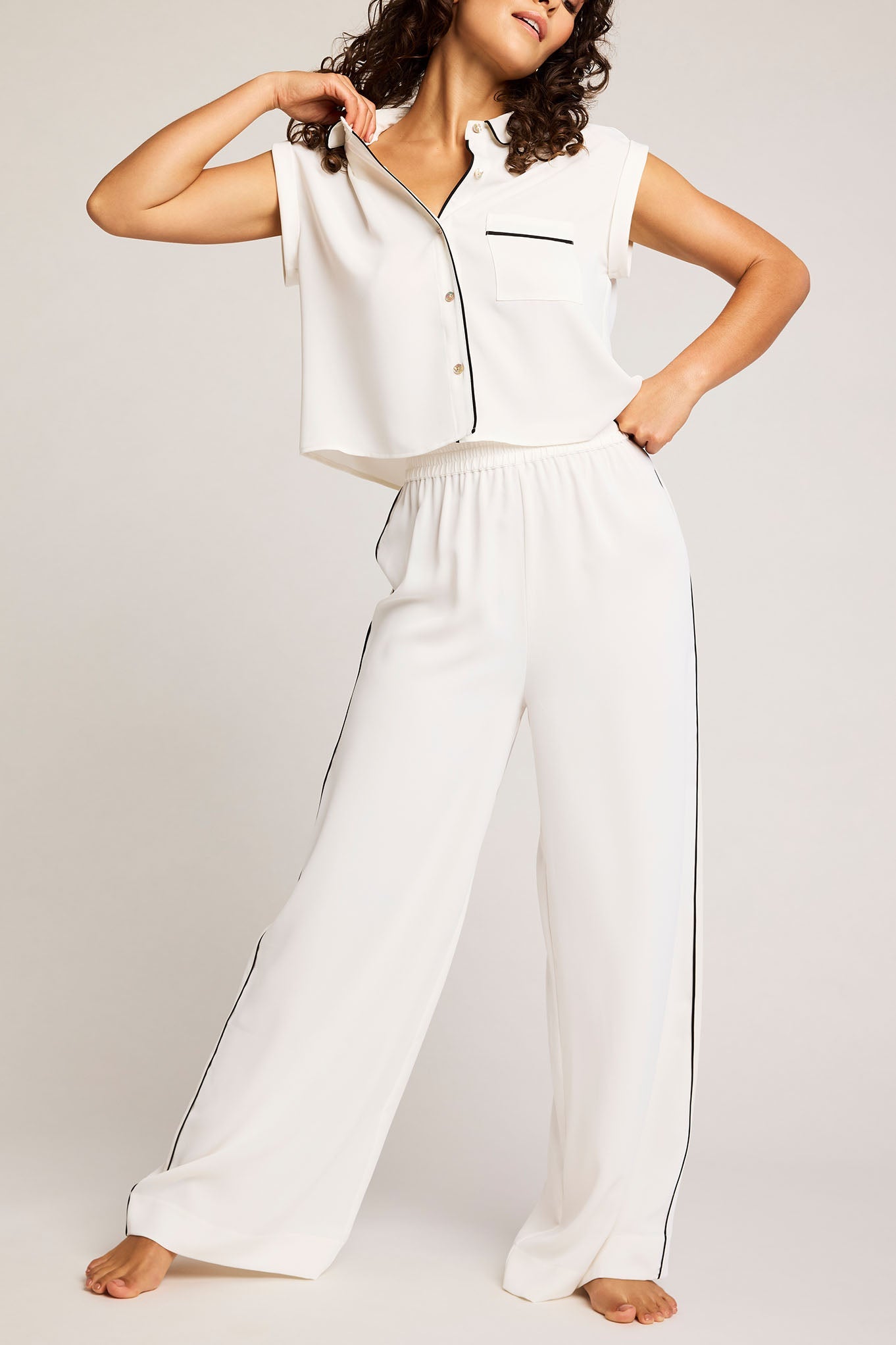 Supreme Track Pant in Ivory